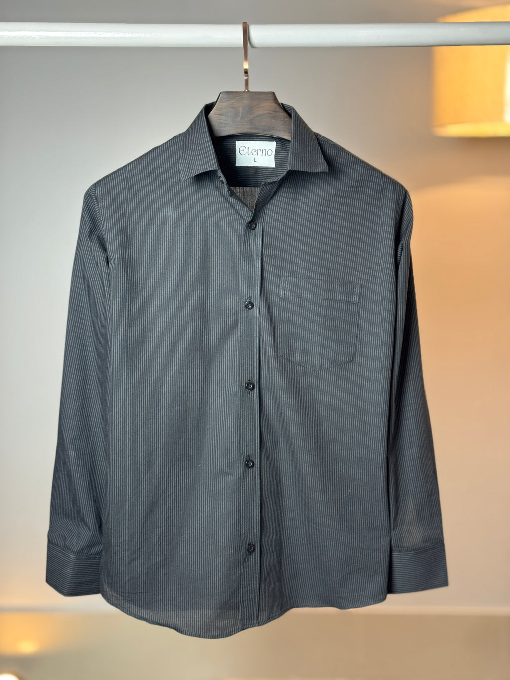 Black & Grey Stripe Shirt