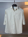 Ivory Soft Check Shirt
