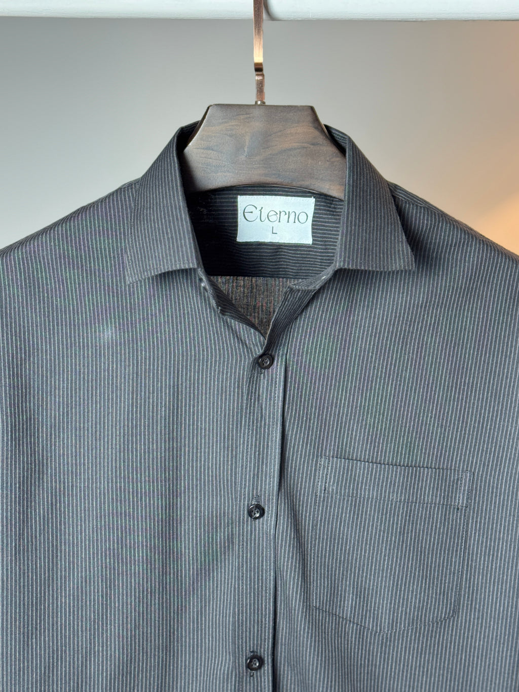 Black & Grey Stripe Shirt