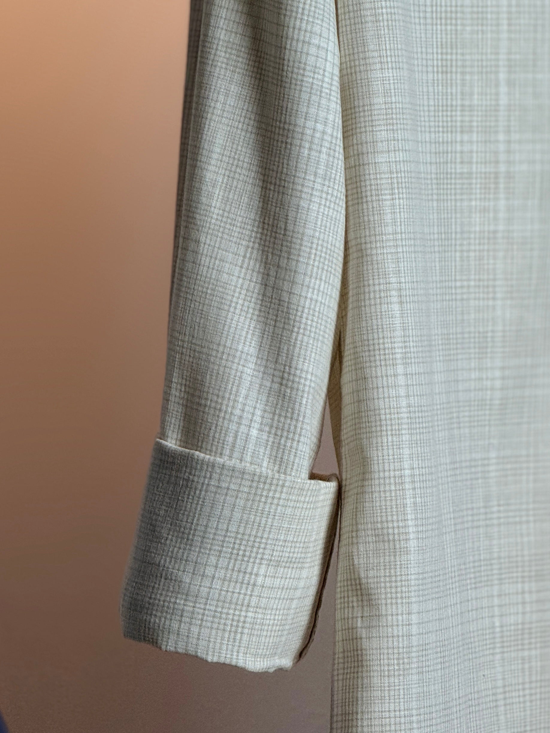 Ivory Soft Check Shirt